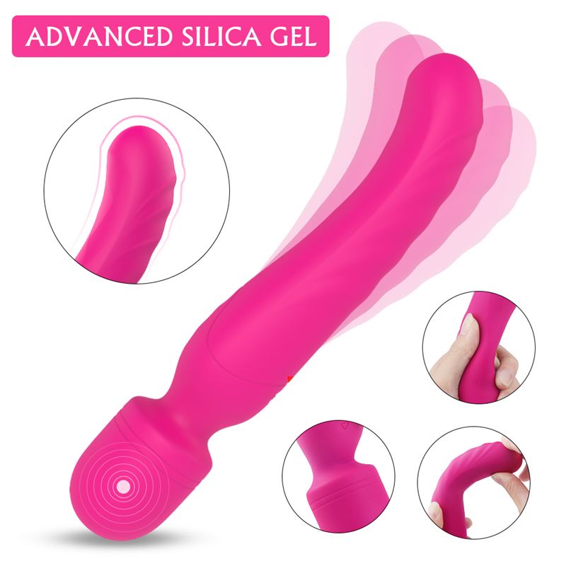 Iris Masajeador Calienta Vibrador Recargable Usb - Imagen 5