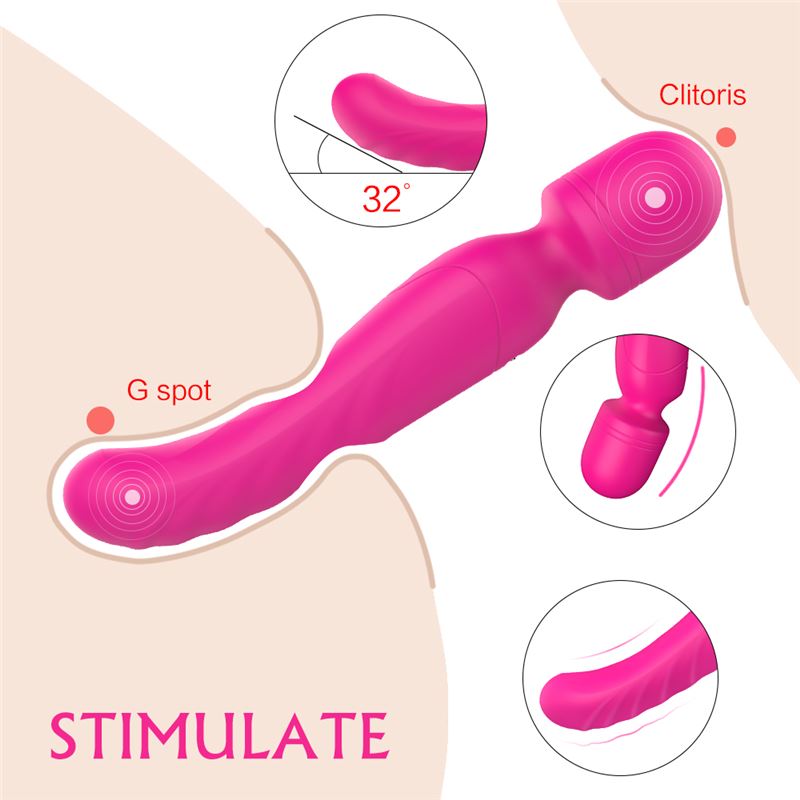 Iris Masajeador Calienta Vibrador Recargable Usb - Imagen 6