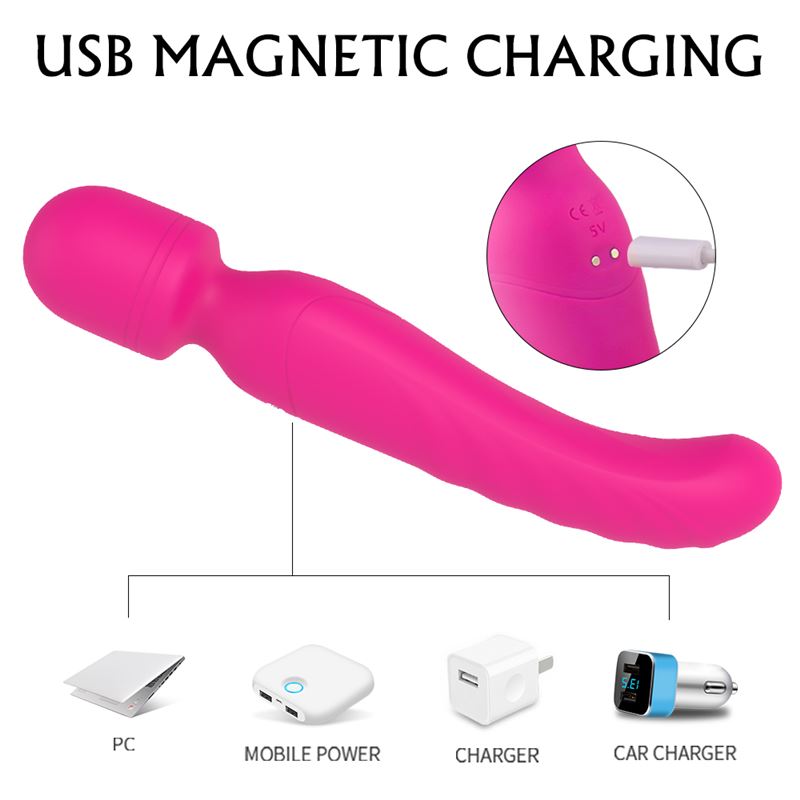 Iris Masajeador Calienta Vibrador Recargable Usb - Imagen 7