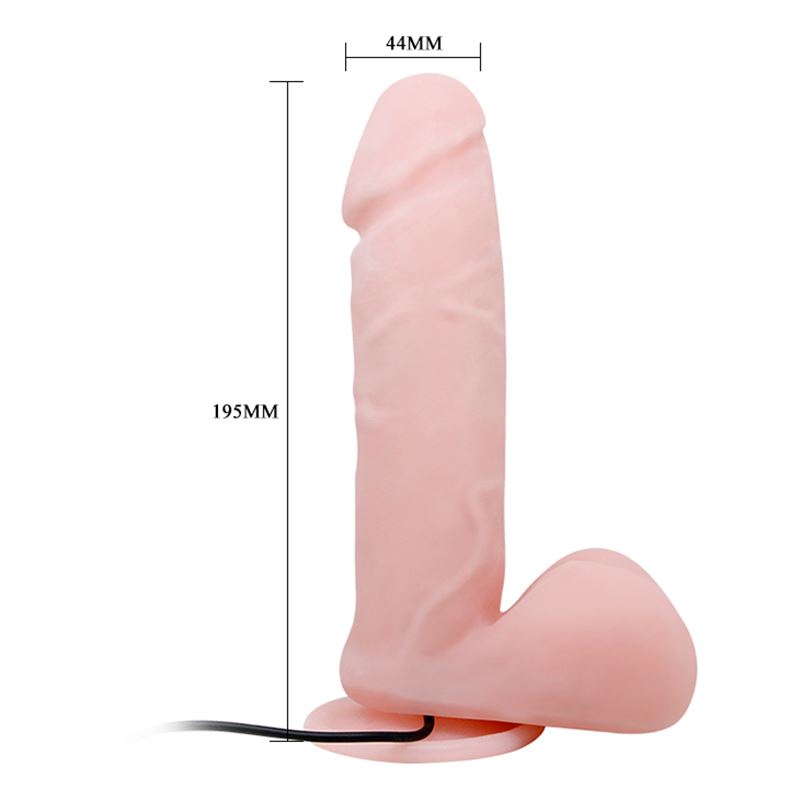 Vibrador Realistico Sopapa Testiculo 19,5Cm X 4,5Cm - Imagen 6