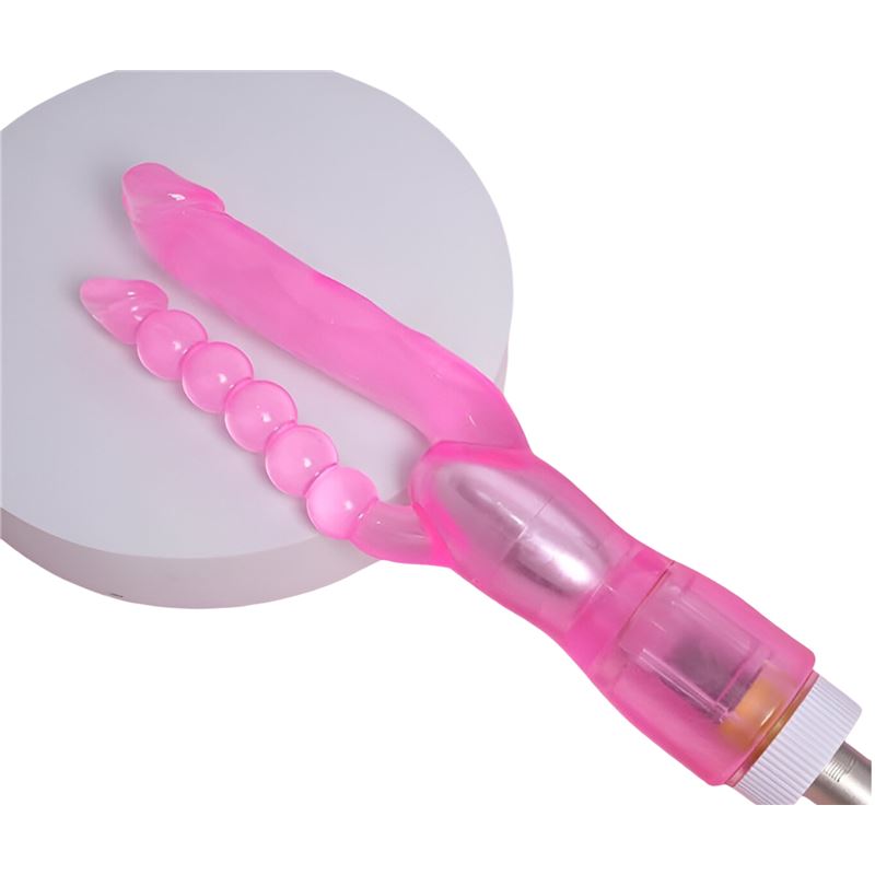 Double Dildo Accessory For Sex Machine / Drillme Compatible - Imagen 2
