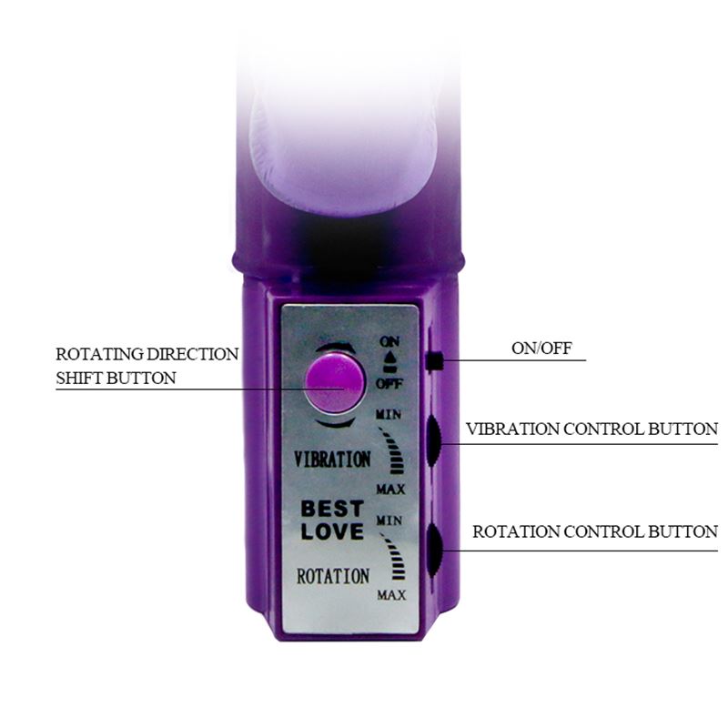 Vibrador Rotador Crisonia Triple Multispeed - Imagen 7