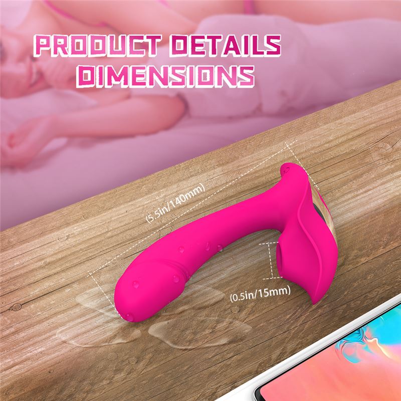 Vibrador Succionador Heart Of Ocean Control Remoto Recargable - Imagen 5