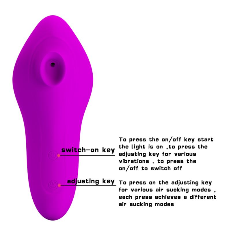 Succionador Magic Fish Recargable Estimulador Clitoris Silicona 15Cm X 6Cm - Imagen 7