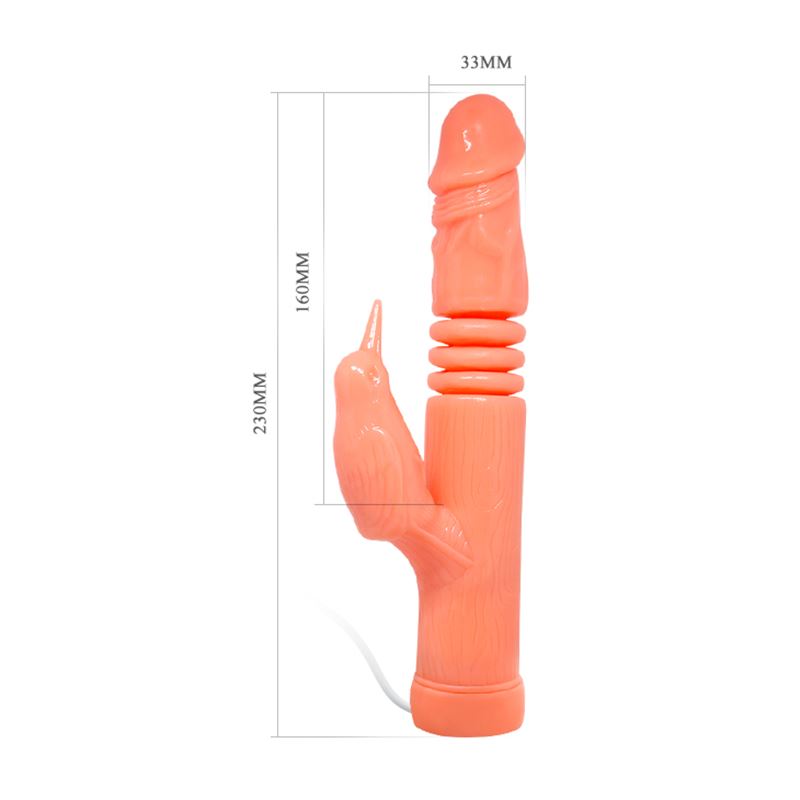 Vibrador Rotador Pene Clítoris Golden Gun - Imagen 4