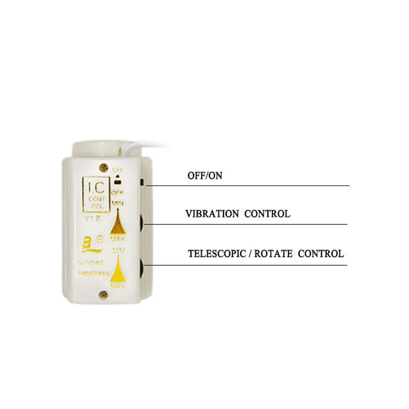 Vibrador Rotador Pene Clítoris Golden Gun - Imagen 5