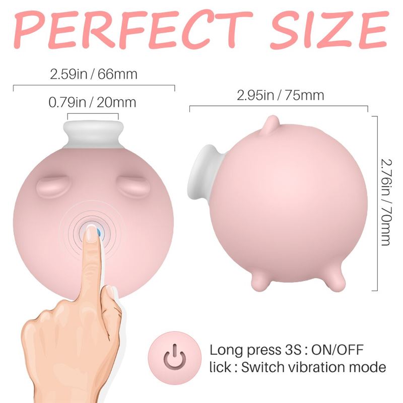 Piggy Succionador Vibrador Multifuncional Recargable Usb - Imagen 5