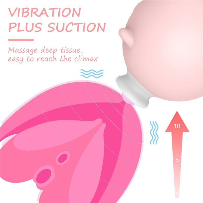 Piggy Succionador Vibrador Multifuncional Recargable Usb - Imagen 6
