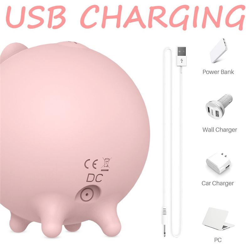 Piggy Succionador Vibrador Multifuncional Recargable Usb - Imagen 8