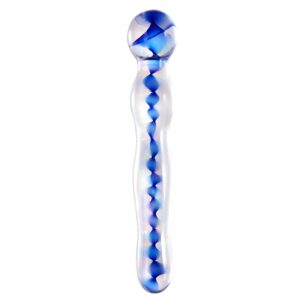 Glass Anal Dildo Bubble Glow