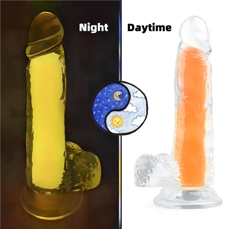 Dildo Neonflux Orange - Brilla En La Oscuridad - Imagen 2