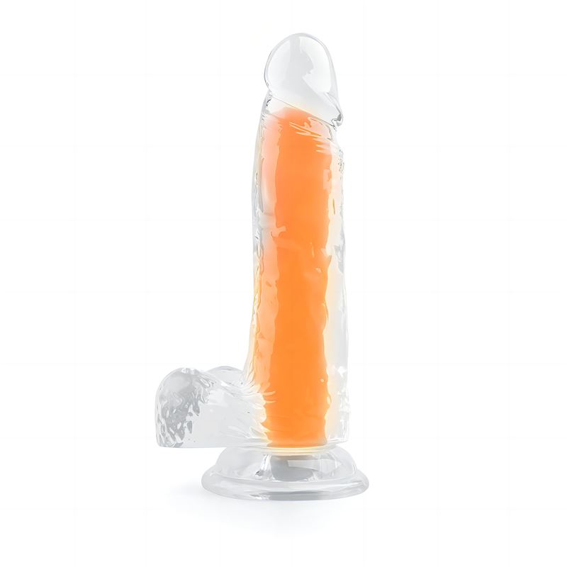 Dildo Neonflux Orange - Brilla En La Oscuridad