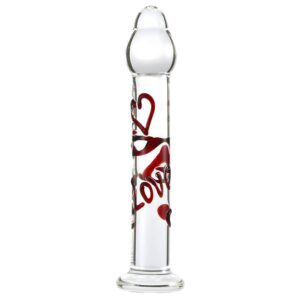 Glass Dildo Scarlet Kiss