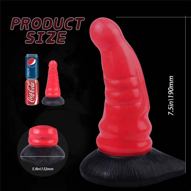 Consolador Bill - Liquid Silicone 19Cm X 9,5Cm - Imagen 4