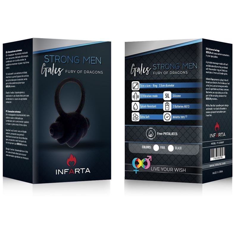 Anillo Vibrador Gales Multifunción