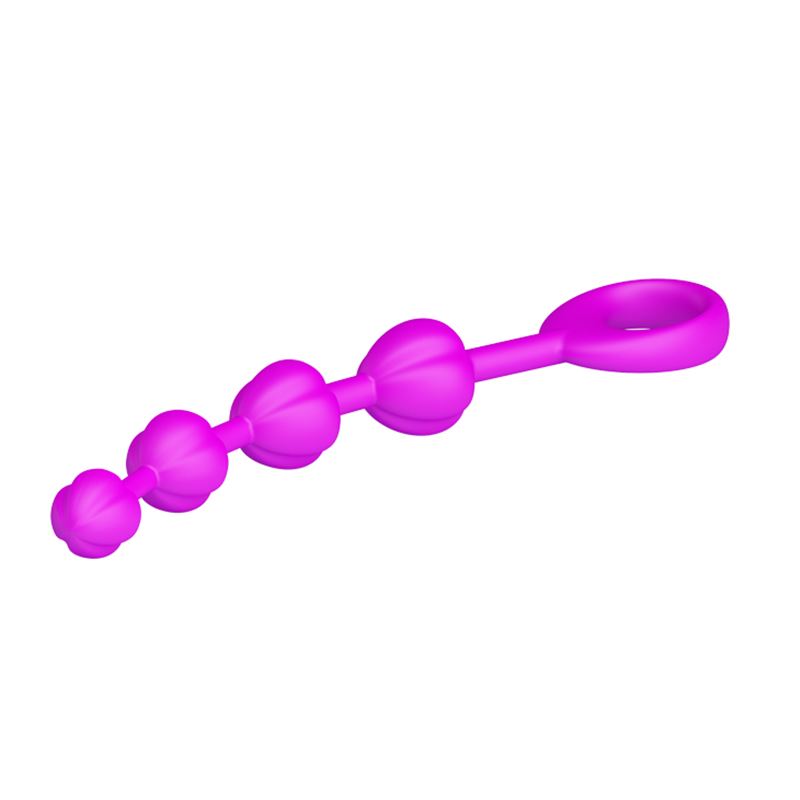 Varita Anal Silicona Flexible Beeds 19,5Cm X 2,3Cm - Imagen 5