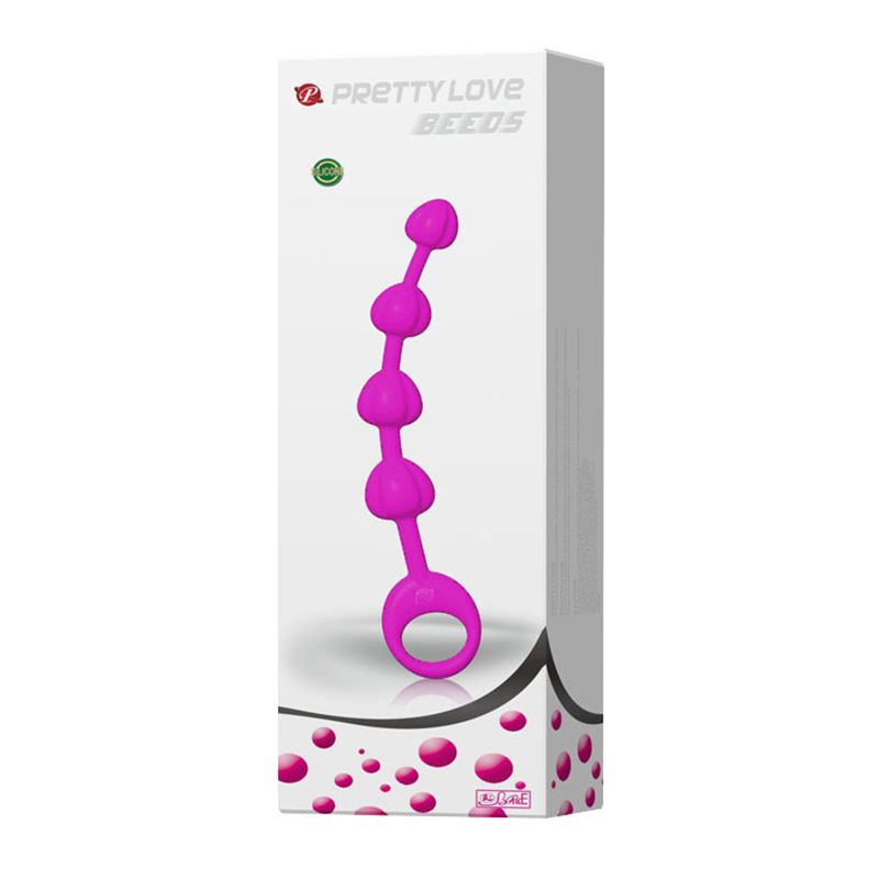 Varita Anal Silicona Flexible Beeds 19,5Cm X 2,3Cm - Imagen 8