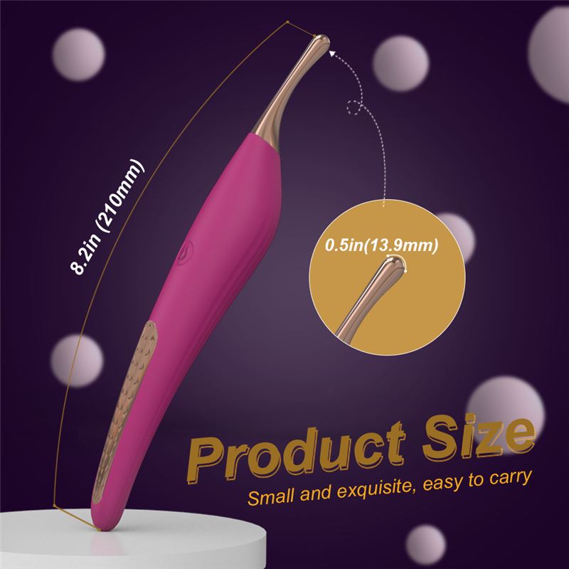 Vibrador Clitoris Do-Re-Mi 9 Funciones Usb Recargable 21Cm X 3Cm - Imagen 2
