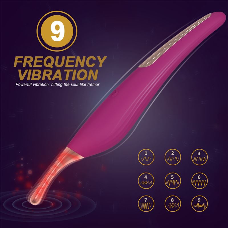 Vibrador Clitoris Do-Re-Mi 9 Funciones Usb Recargable 21Cm X 3Cm - Imagen 3