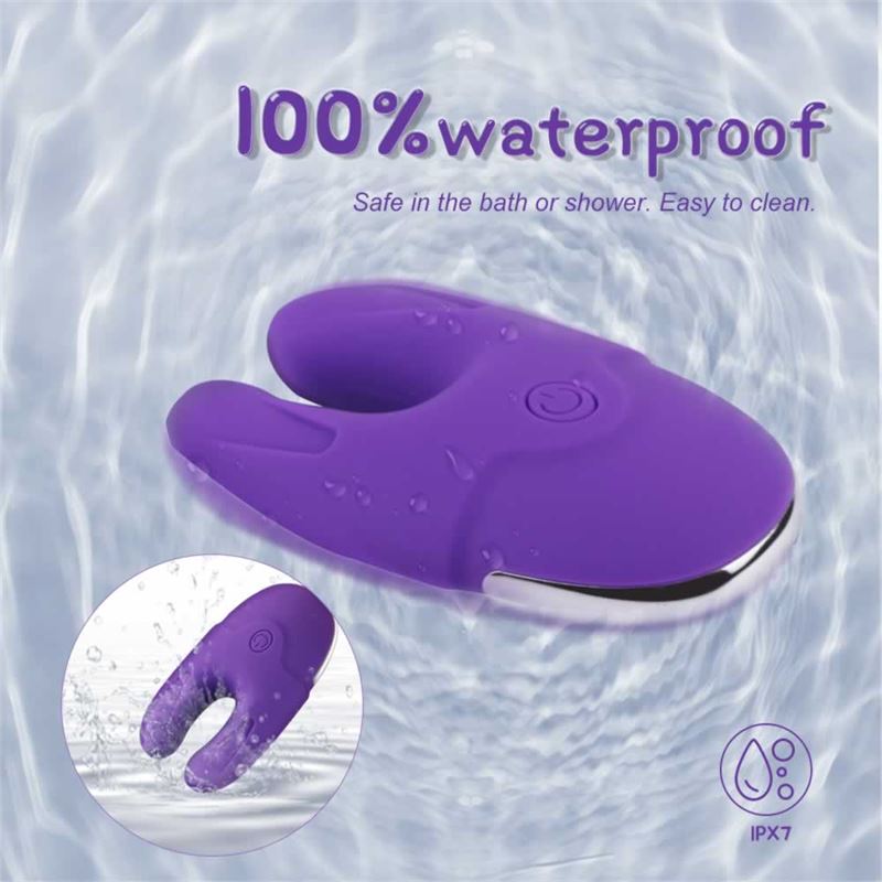 Vibrador Uu Recargable Usb 7 Funciones 9Cm X 5Cm - Imagen 2