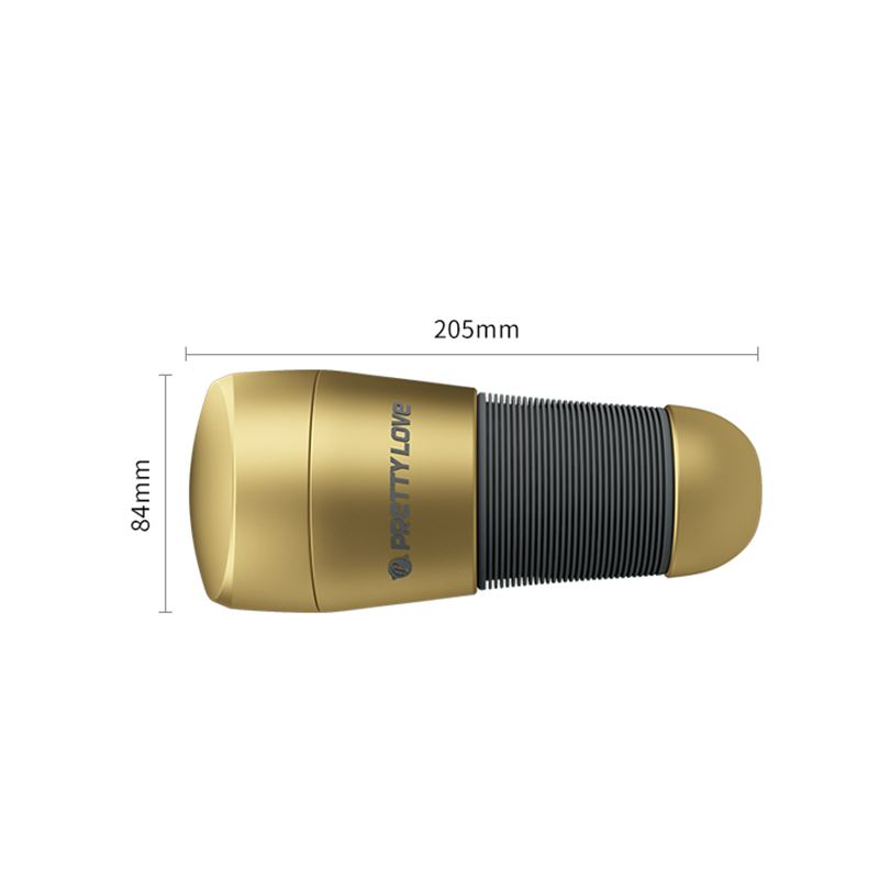Masturbador Kitty Gold 20Cmx8,4Cm - Imagen 5