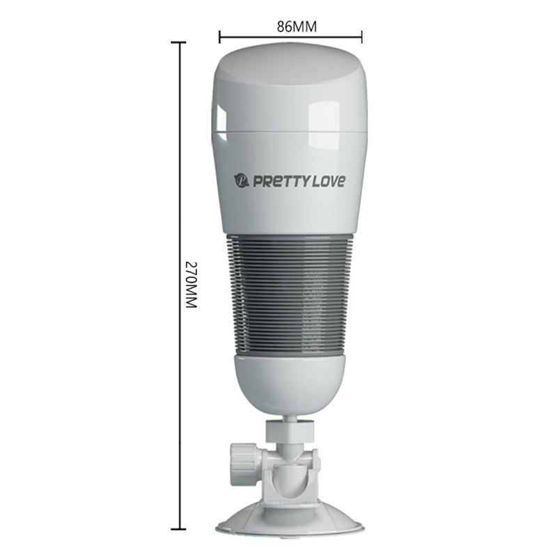 Masturbador Vibrador Hedy Con Base - Imagen 6