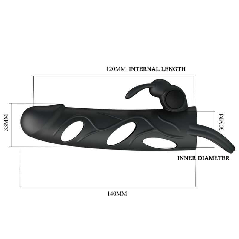Funda Potenciadora Doble - Extiende Y Estimula Una Fuerte Erección - Imagen 3