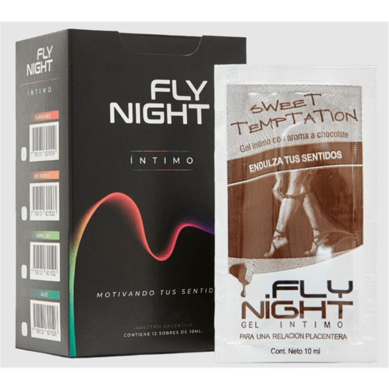 Caja X12 Sachet Gel Sweet Temptation Chocolate 10Ml