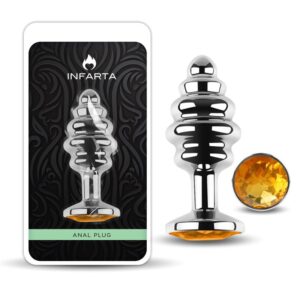 Anal Plug Luna Metal Small Golden
