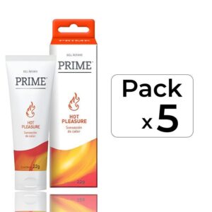 Pack Promoción Lubricantes Prime Hot 22Grs X 5 Unidades