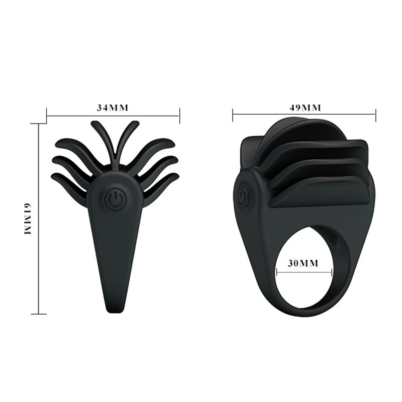 Anillo Vibrador Chester Silicona - Imagen 4