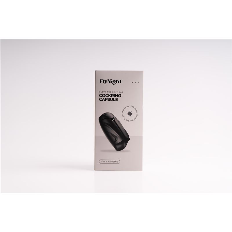 Cockring Capsule Negro / C9035 - Imagen 3