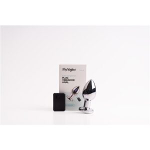Plug Vibrador Anal Plateado / C9031