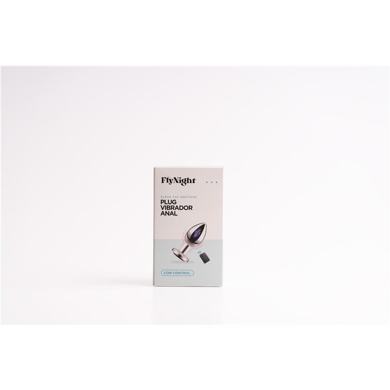 Plug Vibrador Anal Plateado / C9031 - Imagen 2