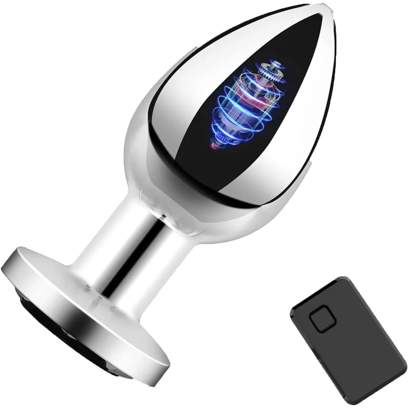 Plug Vibrador Anal Plateado / C9031 - Imagen 6