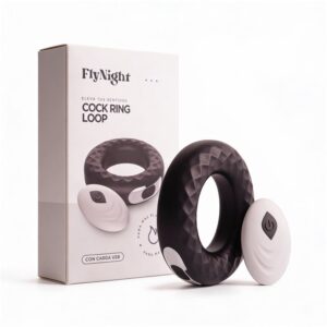 Anillo Vibrator Loop Negro / C9034