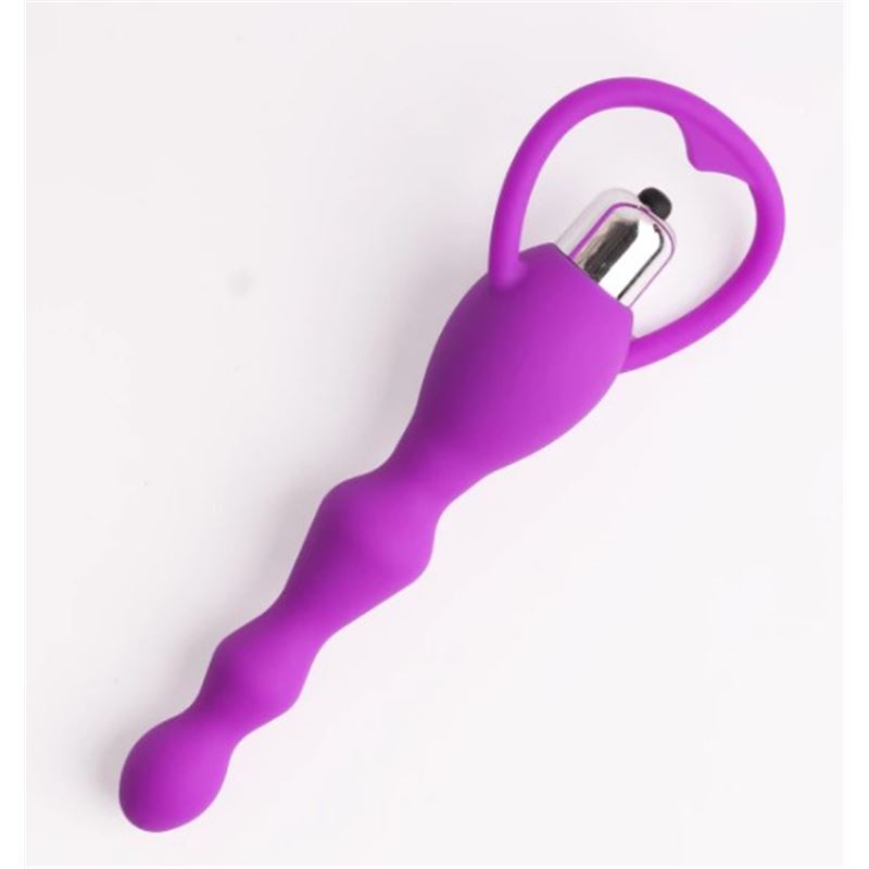Vibrador Anal Canicas Violeta / C9032 - Imagen 4