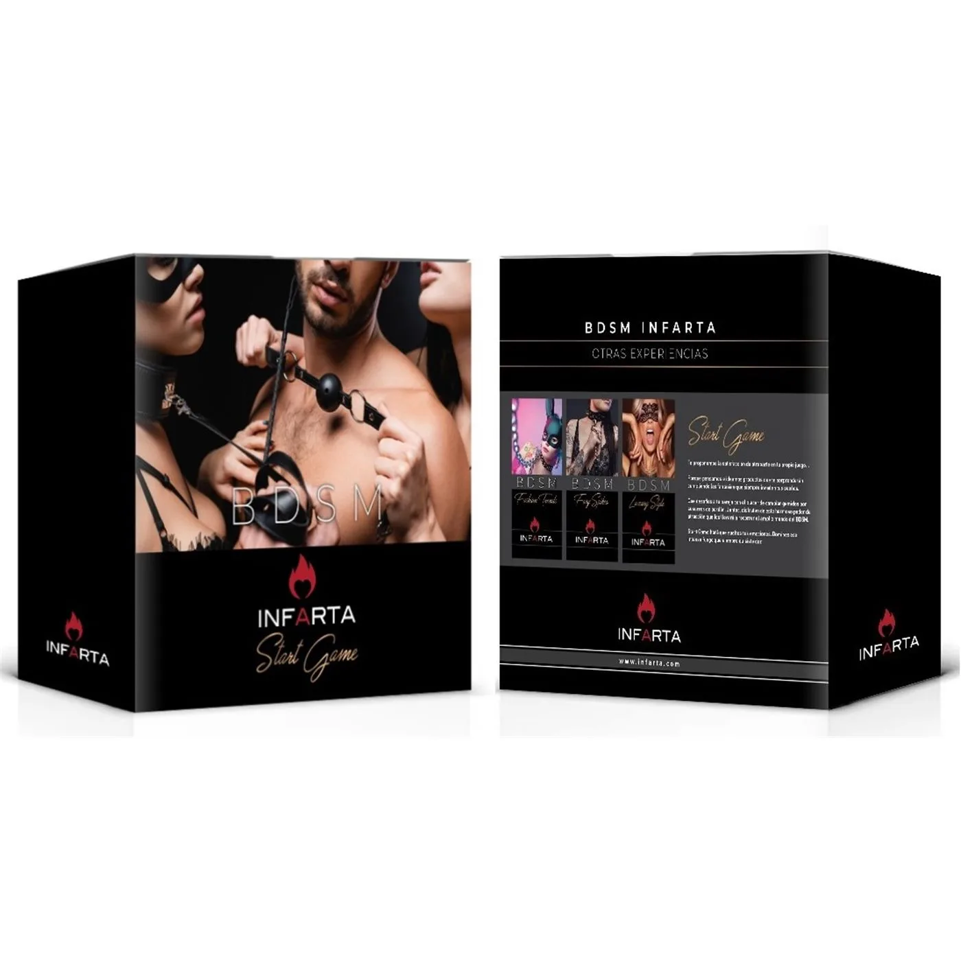 ***Kit Bondage 7 Piezas Negro - Imagen 10